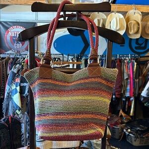 The Sak Multicolor Striped Tote Bag